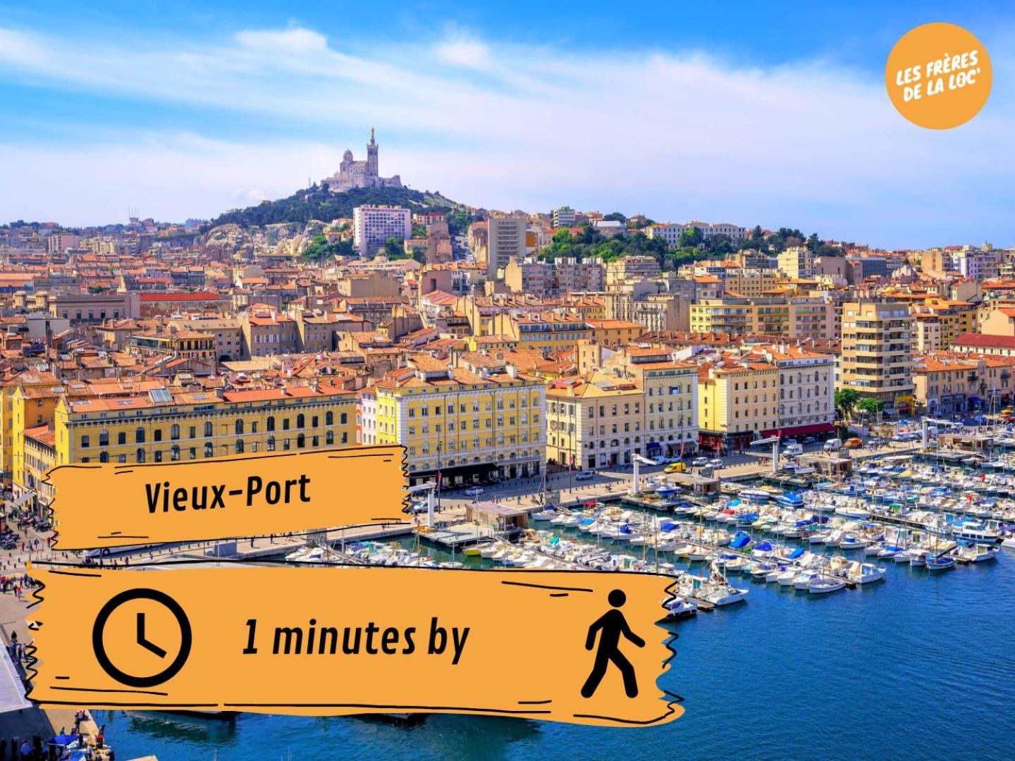 Les Princes Du Vieux Port - Central & Climatisation - Les Freres De La Loc' Марсилия Екстериор снимка